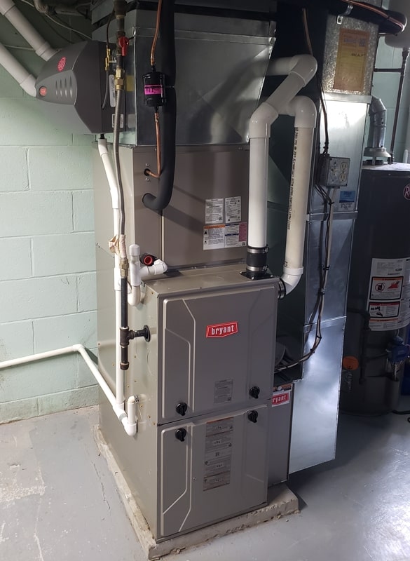 Furnace Installed In Basement